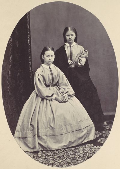 Portrait de deux filles - Franz Antoine