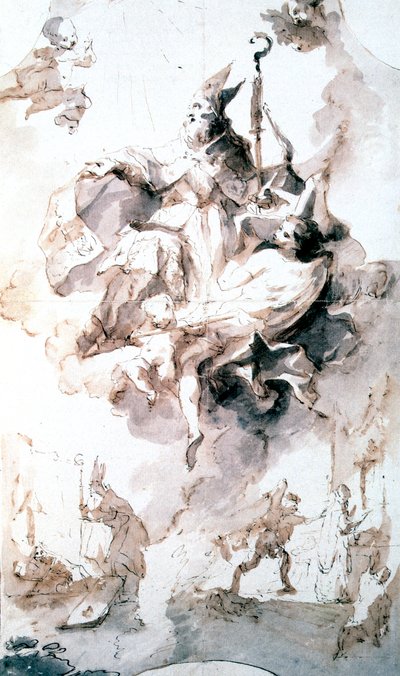 Gloire couronnante de Saint Stanislas, vers 1744-1796 - Franz Anton Maulbertsch