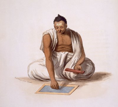 Un Dyback, ou astrologue, 1804 - Franz Balthazar Solvyns