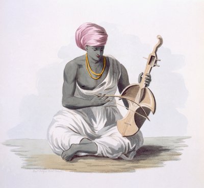 Un Sarinda, ou violon de type Hindostan, de 