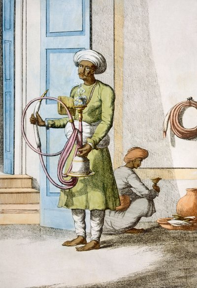Hookah Burdar, ou Porteur de Huka, de 