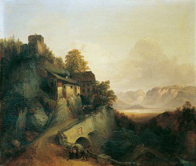Route de montagne au Tyrol - Franz Barbarini