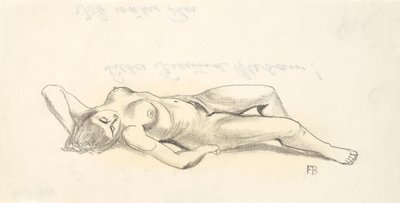 Nu féminin couché - Franz Barwig d. Ä.