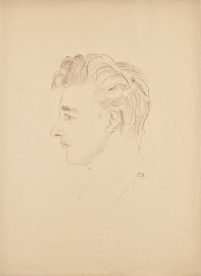 Étude de portrait de Franz Barwig le Jeune - Franz Barwig d. Ä.