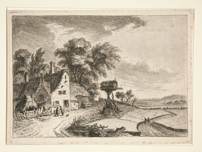 Paysage avec ferme - Franz Edmund Weirotter
