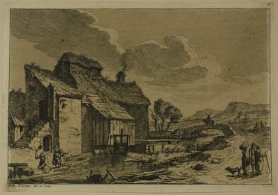 Le moulin au bord du ruisseau - Franz Edmund Weirotter