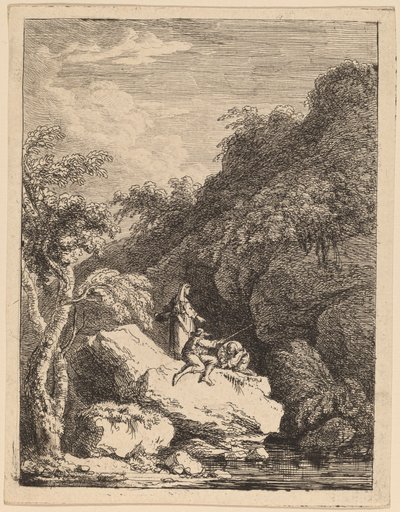 Les environs de Florence, en route pour Rome - Franz Edmund Weirotter