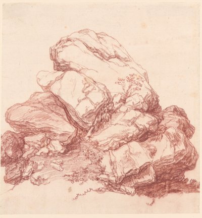 Rochers érodés - Franz Edmund Weirotter