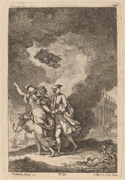 Nella Venuta in Roma: pl. 7 - Franz Edmund Weirotter after Étienne de Lavallée Poussin