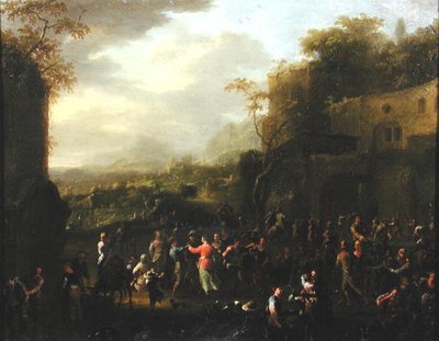 La danse de mariage - Franz Ferg