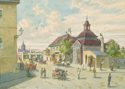 La ligne de Matzleinsdorf à Vienne (coin de Margarethengürtel et Matzleinsdorfer Platz) - Franz Gerasch