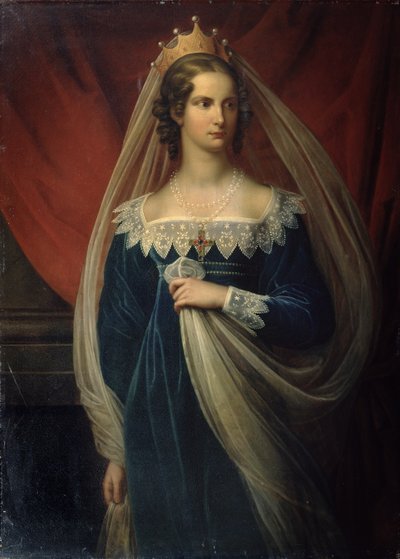 Portrait de la princesse Charlotte von Preussen, 1817 - Franz Gerhard von Kugelgen