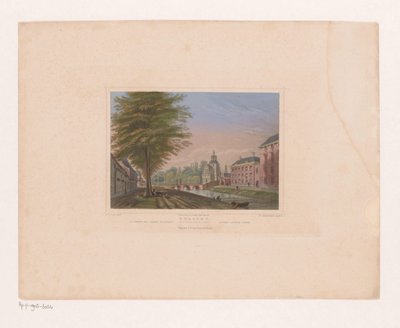Vue de la Porte des Dames Blanches à Utrecht - Franz Hablitschek