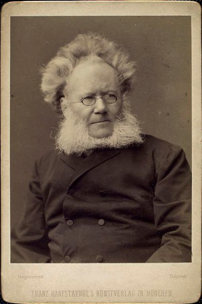 Henrik Ibsen, dramaturge et poète norvégien, fin 19e ou début 20e siècle - Franz Hanfstaengl