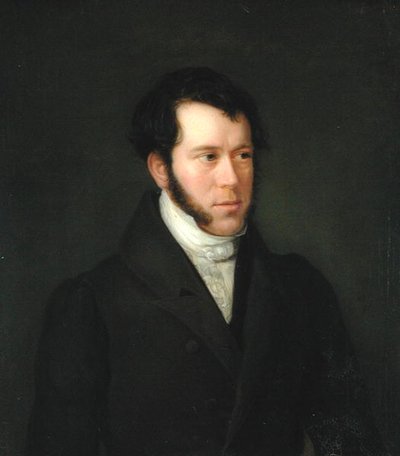 Portrait de Gunther Gensler (1803-84), 1833 - Franz Heesche