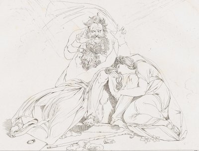 Der Tod des Oedipus, 1806 - Franz Hegi