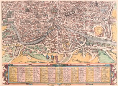 Rome antique, partie B, Italie (gravure) - Franz Hogenberg