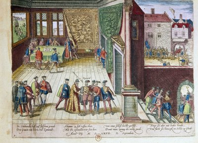 Arrestation de Lamoral, comte d