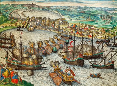 Capture de La Goulette et de Tunis par Charles V - Franz Hogenberg