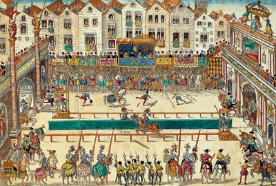 Henri II de France mortellement blessé, 30 juin - Franz Hogenberg