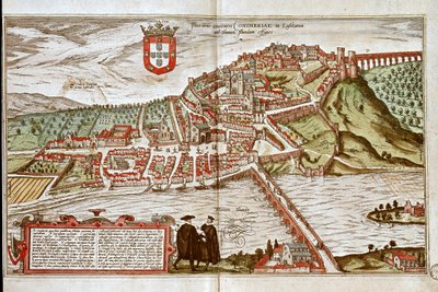Carte de Coimbra (gravure) - Franz Hogenberg
