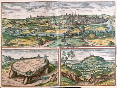 Montpellier, Tours et Poitiers, France - Franz Hogenberg