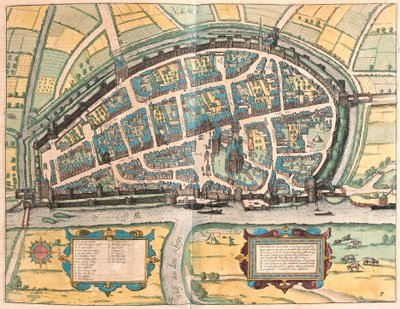 Neuss, Allemagne (gravure) - Franz Hogenberg
