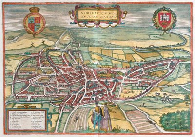 Norwich - Grande-Bretagne (Gravure) - Franz Hogenberg