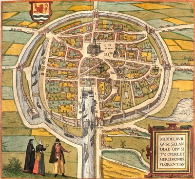 Plan de Middelburg, Pays-Bas - Franz Hogenberg