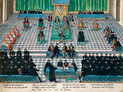Session des États généraux à Orléans, janvier 1561, gravure de Franz Hogenberg - Franz Hogenberg