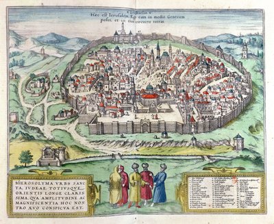 Vue de Jérusalem, de l