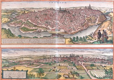 Vues de Tolède et Valladolid, Espagne (eau-forte) - Franz Hogenberg