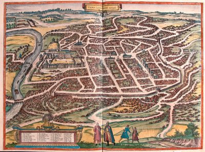 Vilnius, Lituanie (gravure) - Franz Hogenberg