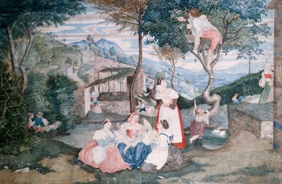 German : Italienisches Landleben Italian country life - Franz Horny