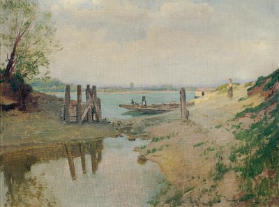 Sur le Danube près de Greifenstein - Franz Horst