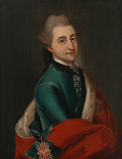 Portrait de Stanisław II August Poniatowski, roi et grand-duc de la République des Deux Nations - Franz Ignaz Molitor