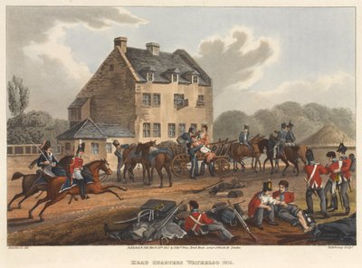 Quartier général Waterloo 1815, gravé par M. Dubourg, 1819 - Franz Joseph Manskirch