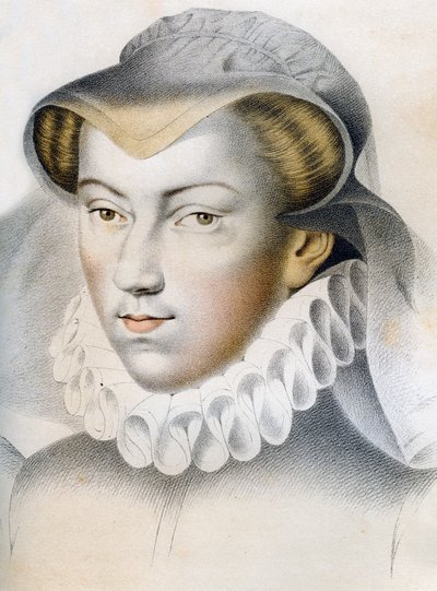 Louise de Lorraine-Vaudémont 1553-1601, 16ème siècle 1849 - Franz Kellerhoven