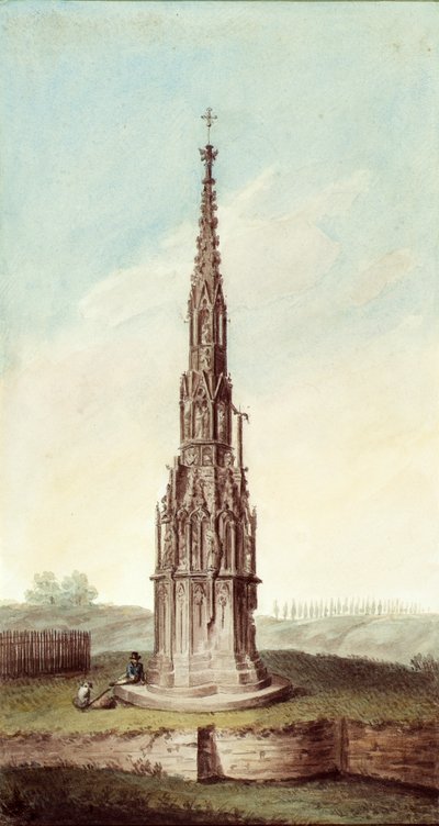 La colonne commémorative près de Wiener Neustadt - Franz Kletzinsky