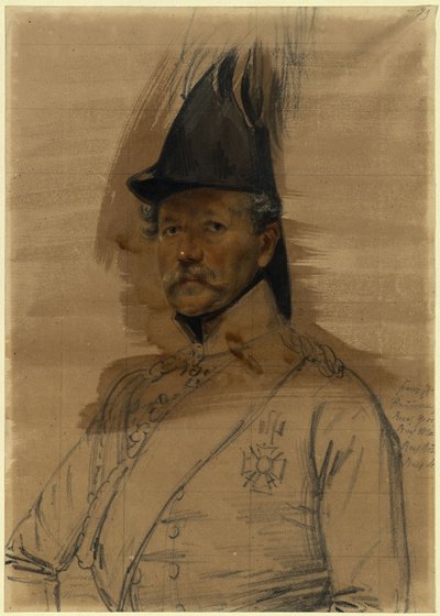 Le général August Wilhelm von Neumann - Franz Krüger