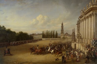 Parade à Potsdam en l