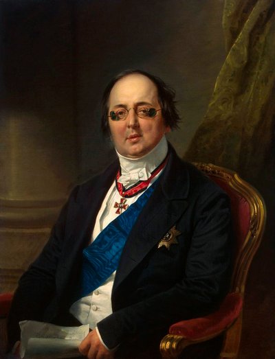 Portrait du comte Alexandre Kouchelev-Bezborodko, 1851-1852 - Franz Kruguer