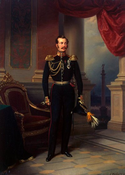 Portrait du prince héritier Alexandre Nikolaïevitch - Franz Kruguer