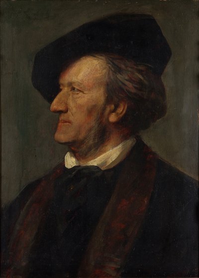 Portrait du compositeur Richard Wagner - Franz von Lenbach