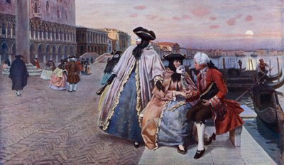 Après le bal, Venise - Franz Leo Ruben
