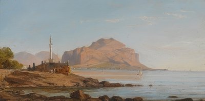 La baie de Palerme avec vue sur le Monte Pellegrino - Franz Ludwig Catel