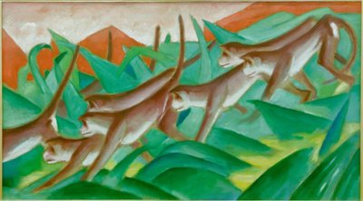 Frise de singes - Franz Marc