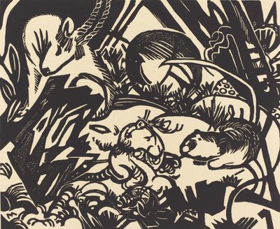 Légende animale (Tierlegende) - Franz Marc