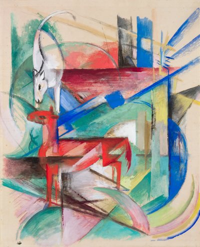 Composition avec animaux II - Franz Marc