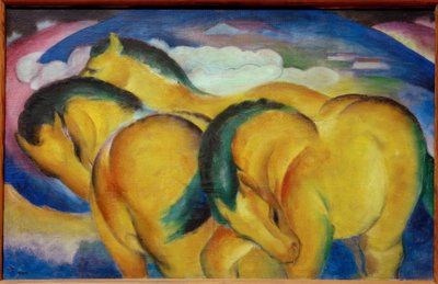 Les petits chevaux jaunes - Franz Marc